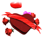 Gif animé coeur ruban